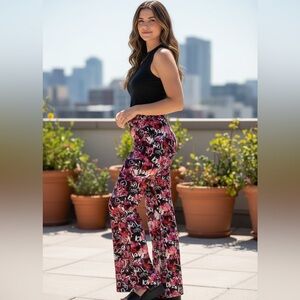 Super Soft Graphic-LOVE- Lounge Pants | Comfy Stretch Pull-On Pants | NWT